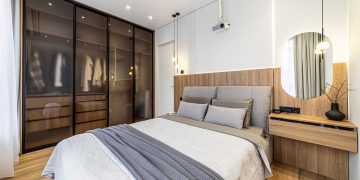 Elegáns szálloda minimalista stílusában berendezett lakás