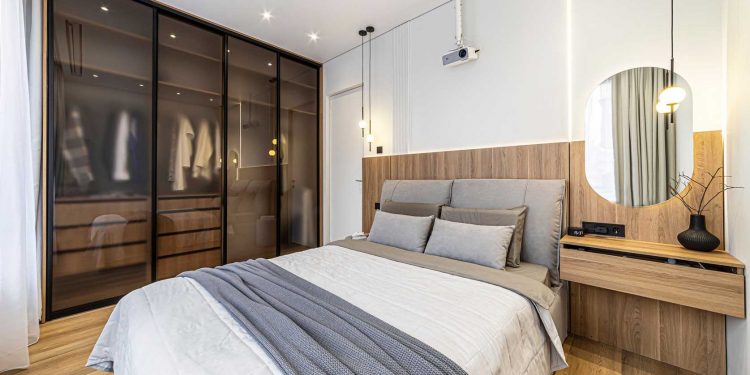 Elegáns szálloda minimalista stílusában berendezett lakás