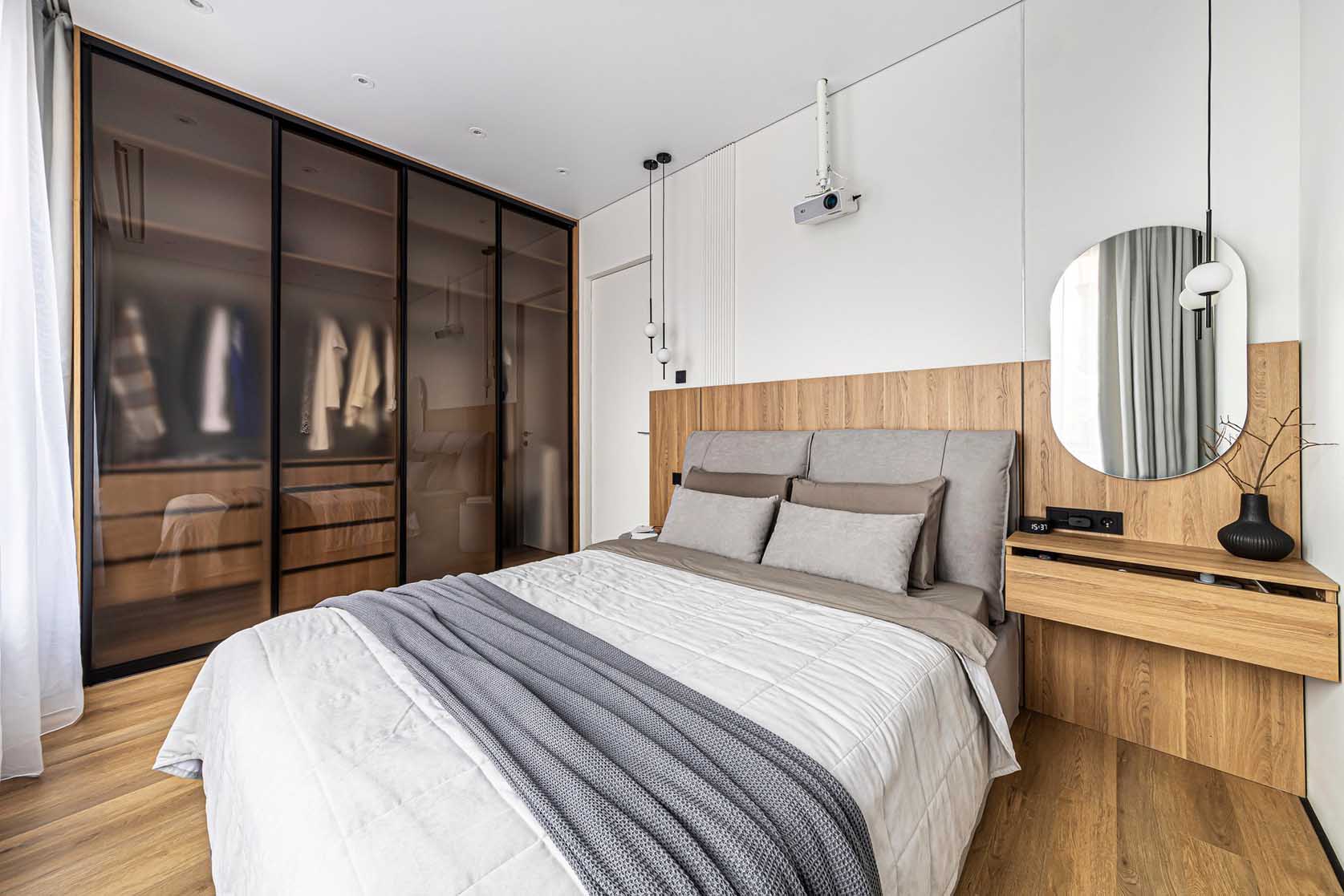 Elegáns szálloda minimalista stílusában berendezett lakás