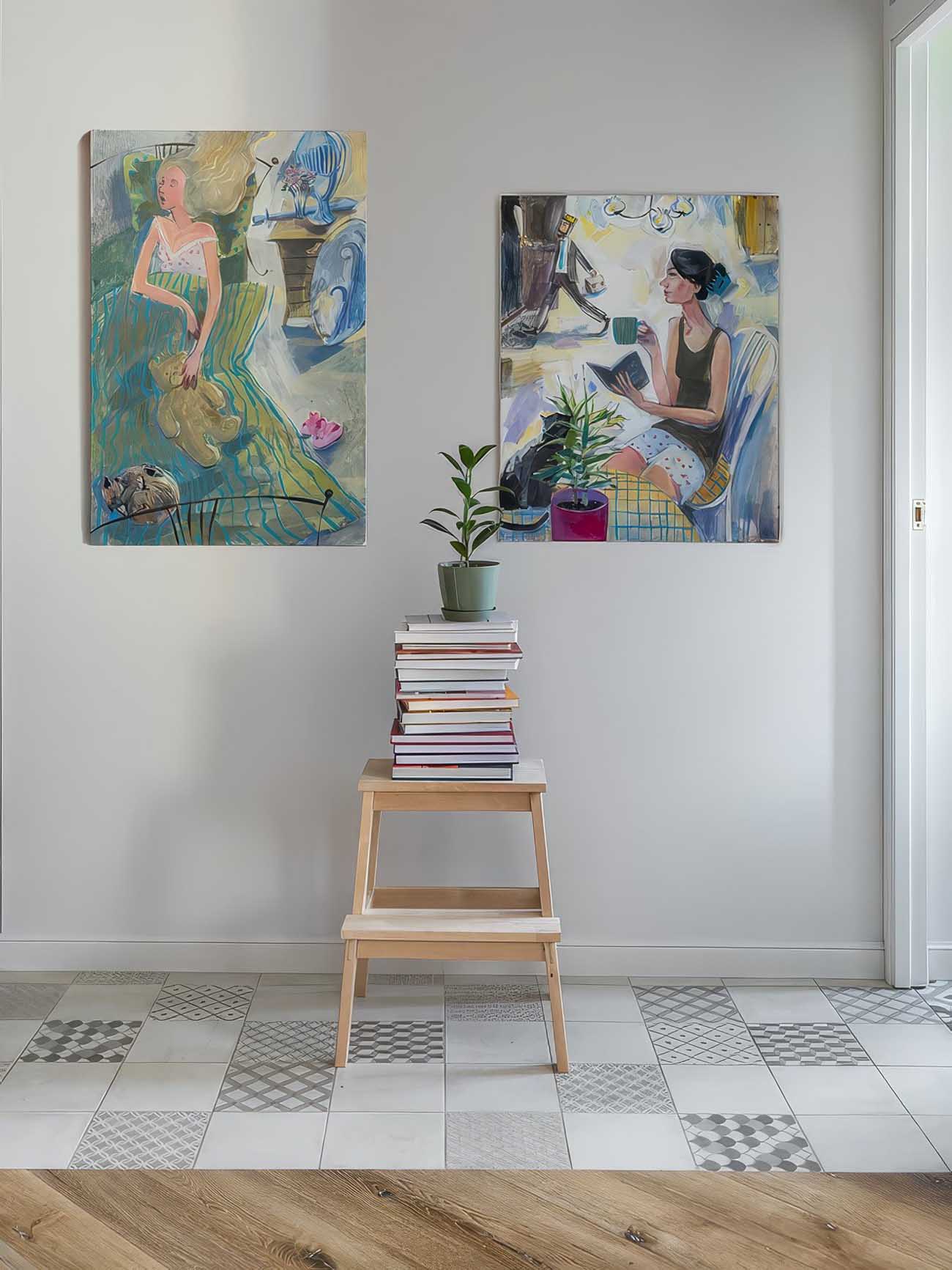 Életöröm és francia sikk kétszobás lakásban Életöröm és francia sikk kétszobás lakásban