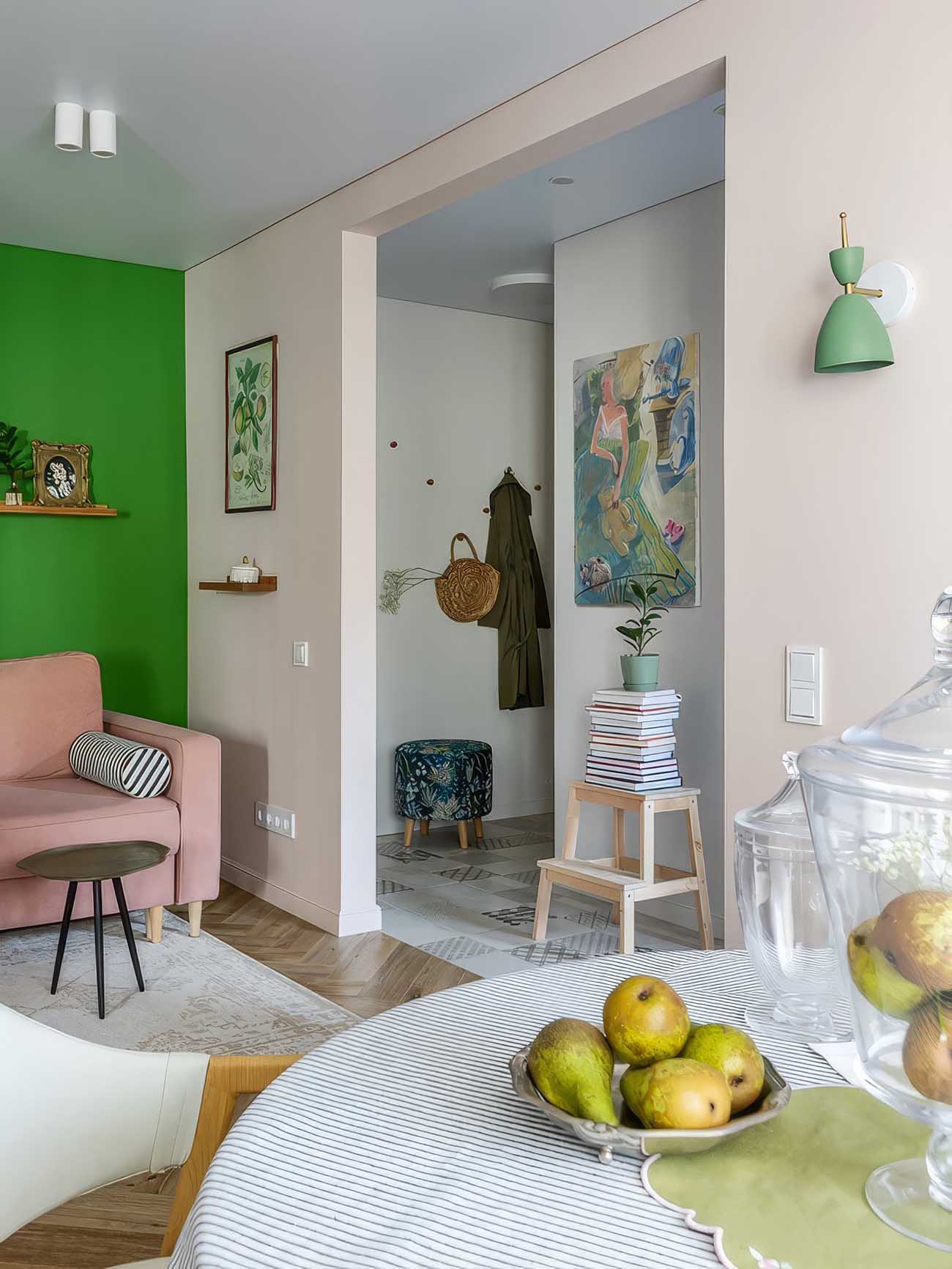 Életöröm és francia sikk kétszobás lakásban Életöröm és francia sikk kétszobás lakásban