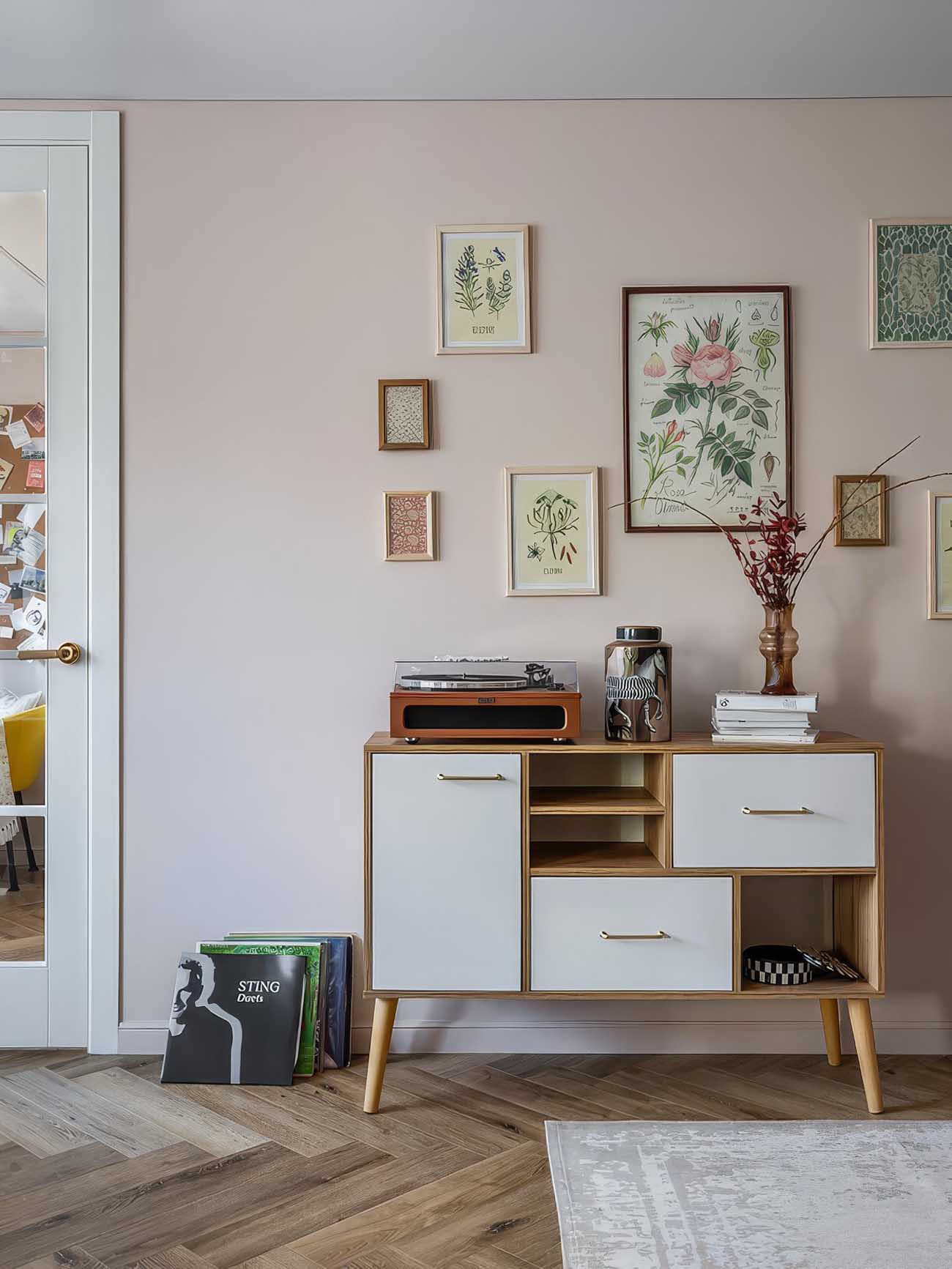 Életöröm és francia sikk kétszobás lakásban Életöröm és francia sikk kétszobás lakásban