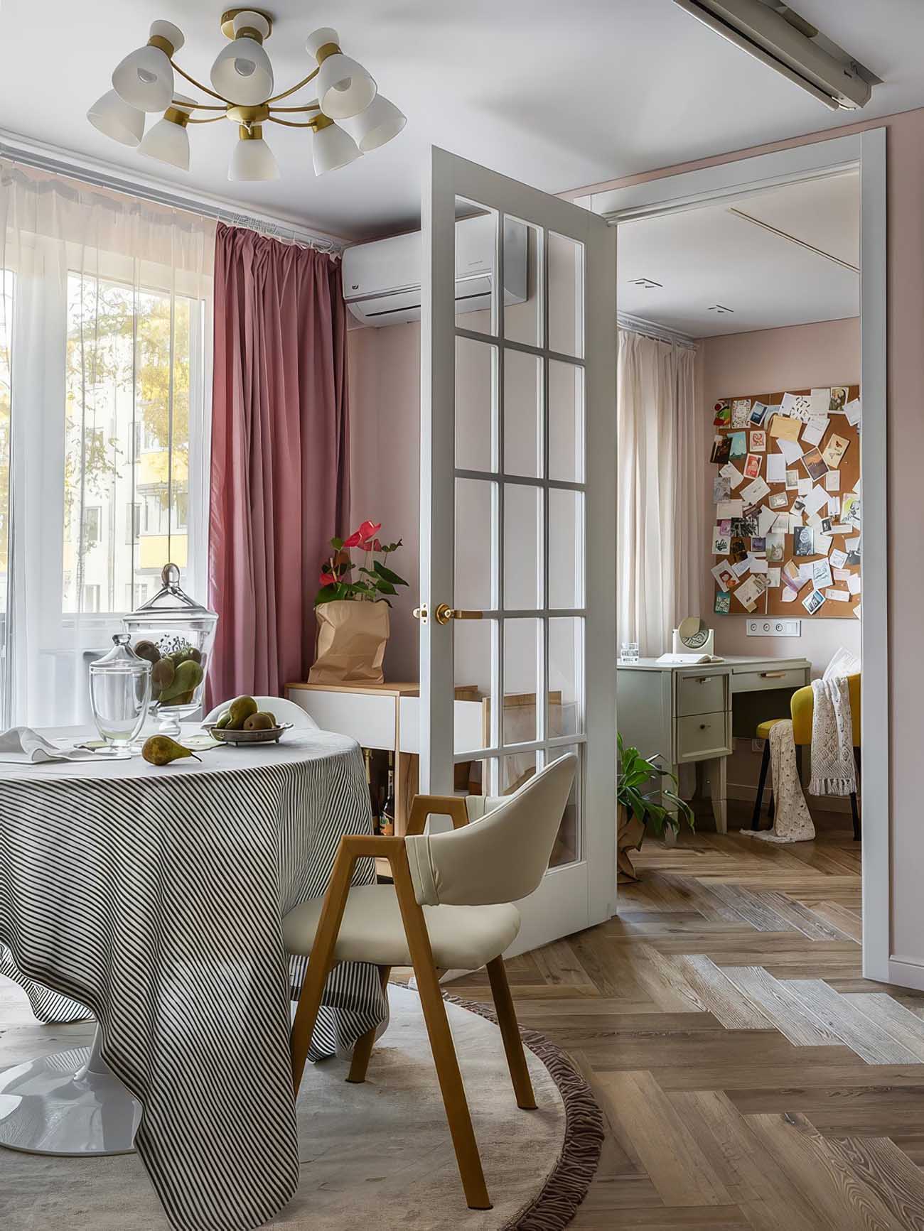 Életöröm és francia sikk kétszobás lakásban