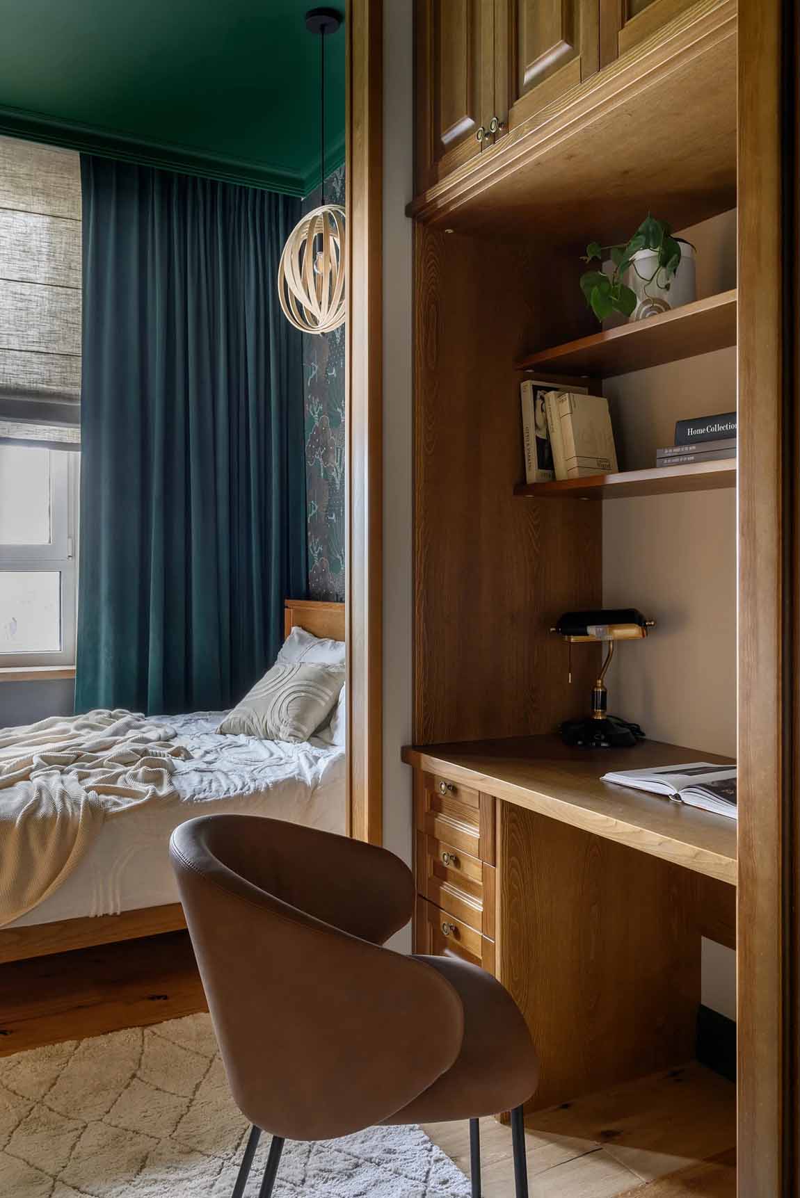 Természetes anyagok és színpaletta, harmonikus eklektika 43 m2-en