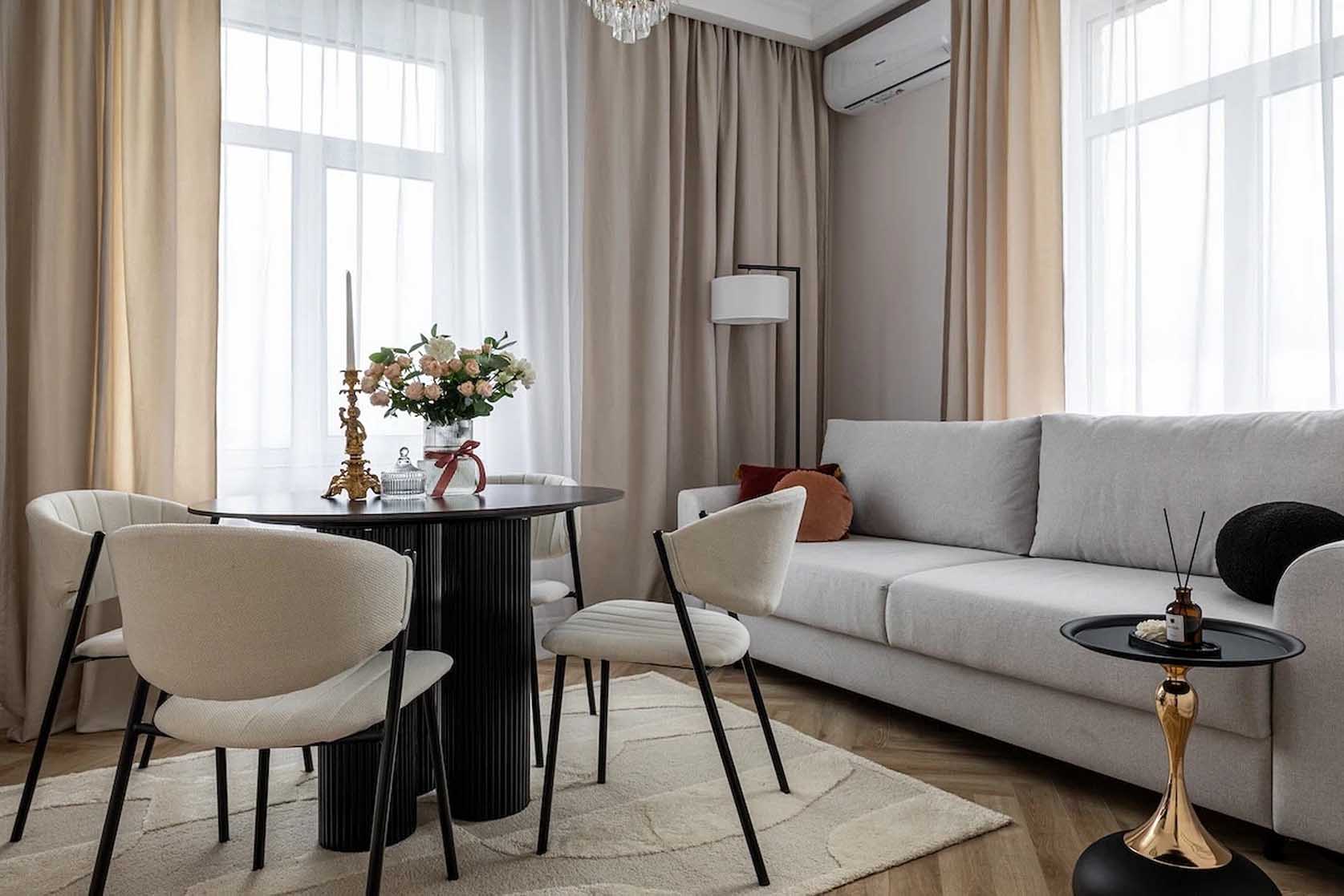 Értéknövelő lakásfelújítás: francia elegancia 50 m2-en Értéknövelő lakásfelújítás: francia elegancia 50 m2-en