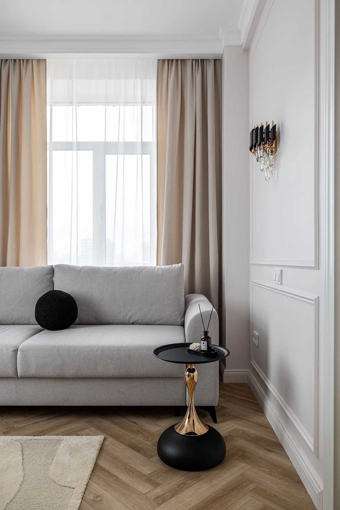 Értéknövelő lakásfelújítás: francia elegancia 50 m2-en Értéknövelő lakásfelújítás: francia elegancia 50 m2-en