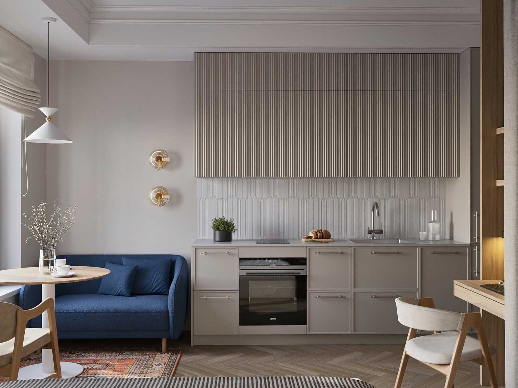 Intelligens térszervezés kis lakásban Intelligens térszervezés kis lakásban