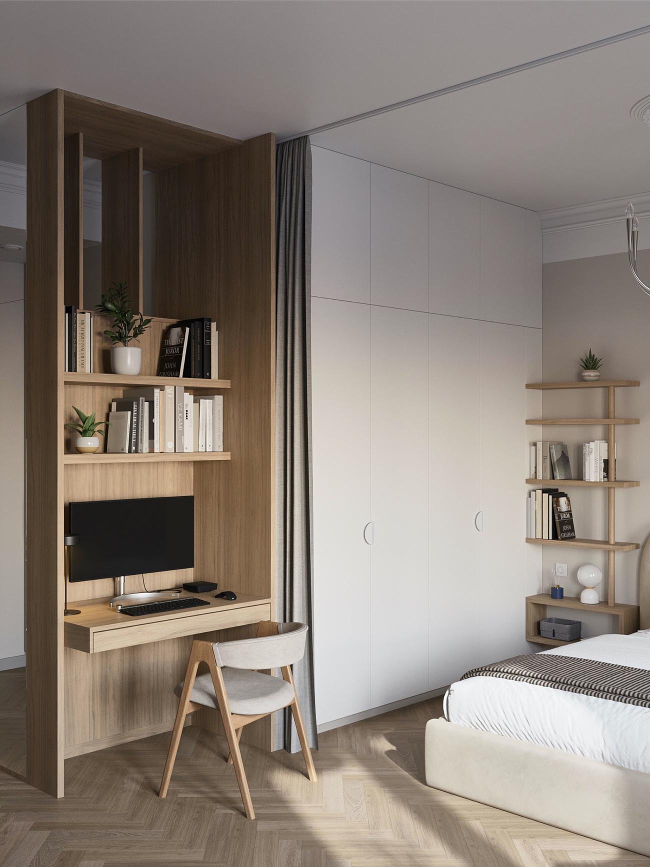 Intelligens térszervezés kis lakásban Intelligens térszervezés kis lakásban