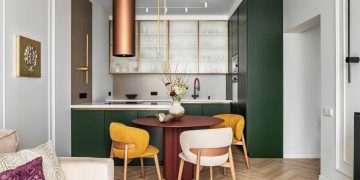 Klasszikus alapok és színes harmónia 78 m2-en