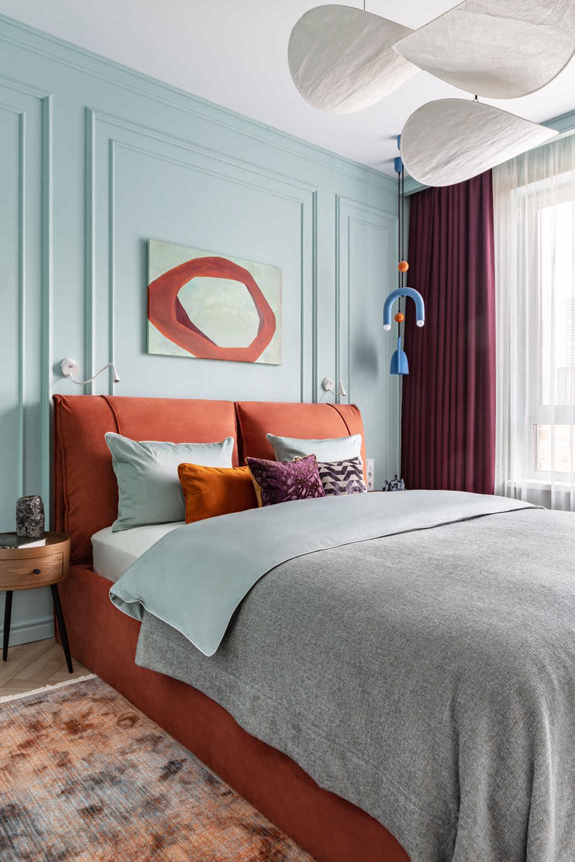 Klasszikus alapok és színes harmónia 78 m2-en Klasszikus alapok és színes harmónia 78 m2-en