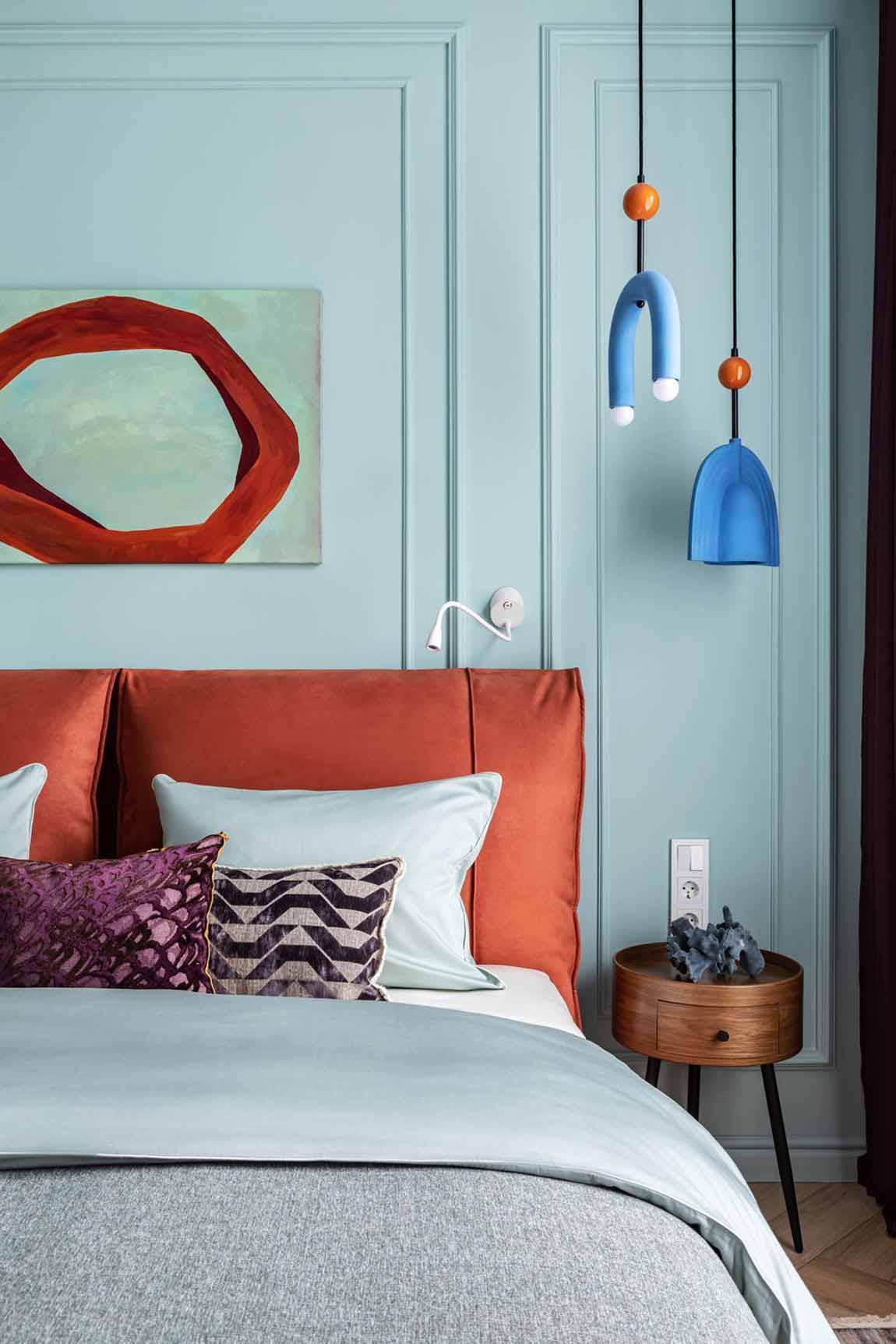 Klasszikus alapok és színes harmónia 78 m2-en Klasszikus alapok és színes harmónia 78 m2-en