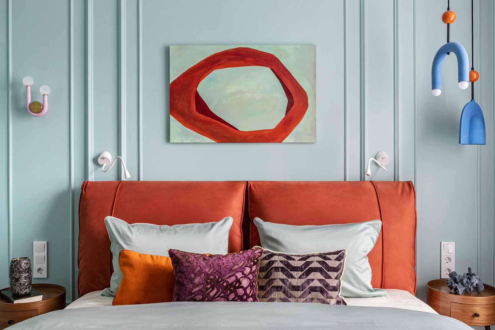 Klasszikus alapok és színes harmónia 78 m2-en Klasszikus alapok és színes harmónia 78 m2-en