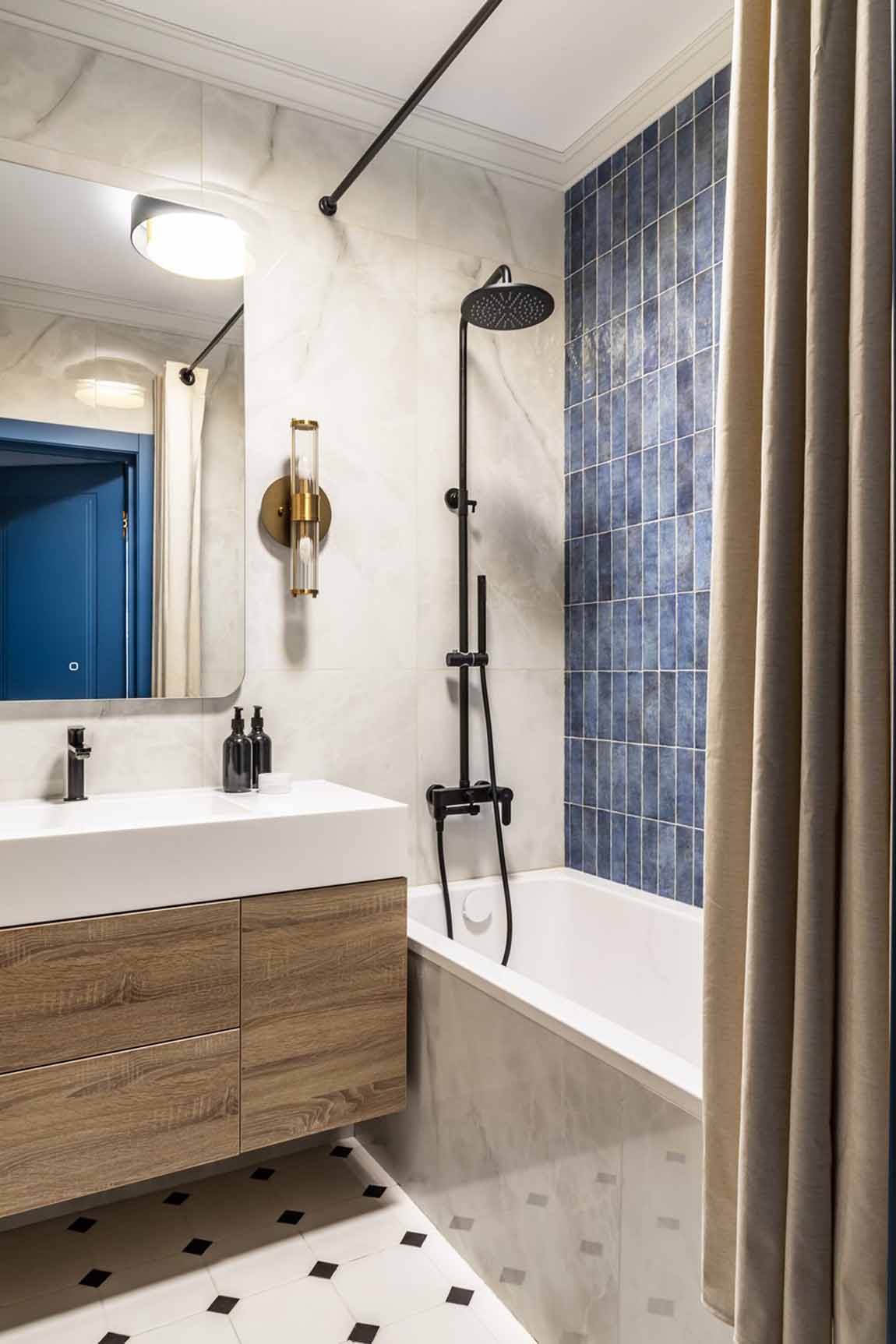 Klasszikus alapok és színes harmónia 78 m2-en