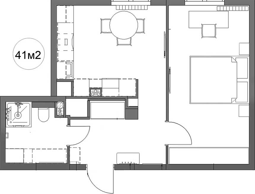 Költséghatékony felújítás szürke árnyalatokkal Költséghatékony felújítás szürke árnyalatokkal