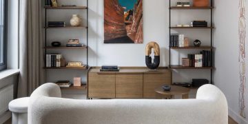 Lágy minimalizmus és afrikai motívumok 70 m2-en