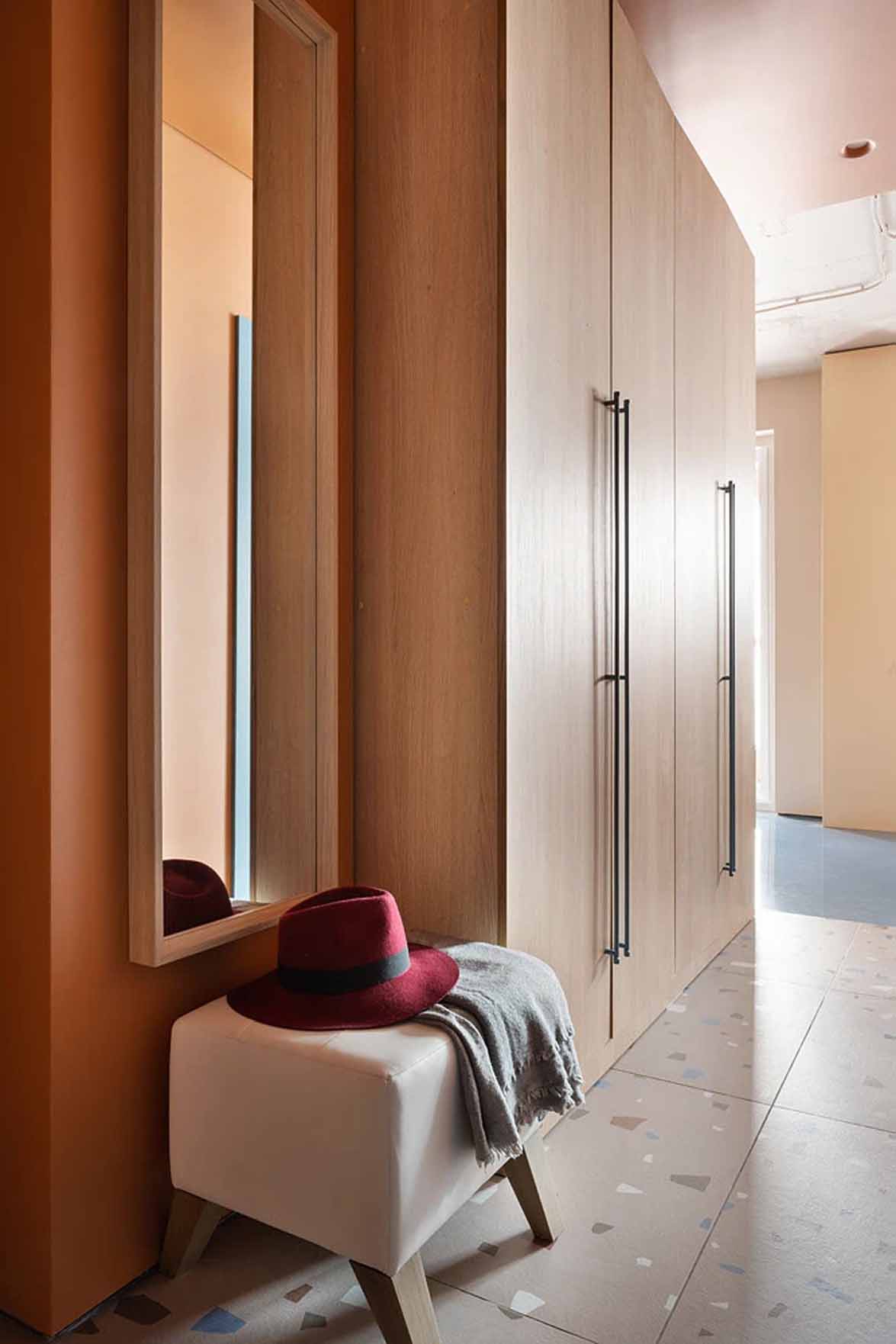 Merész színek, ötletes térszervezés 48 m2-en Merész színek, ötletes térszervezés 48 m2-en