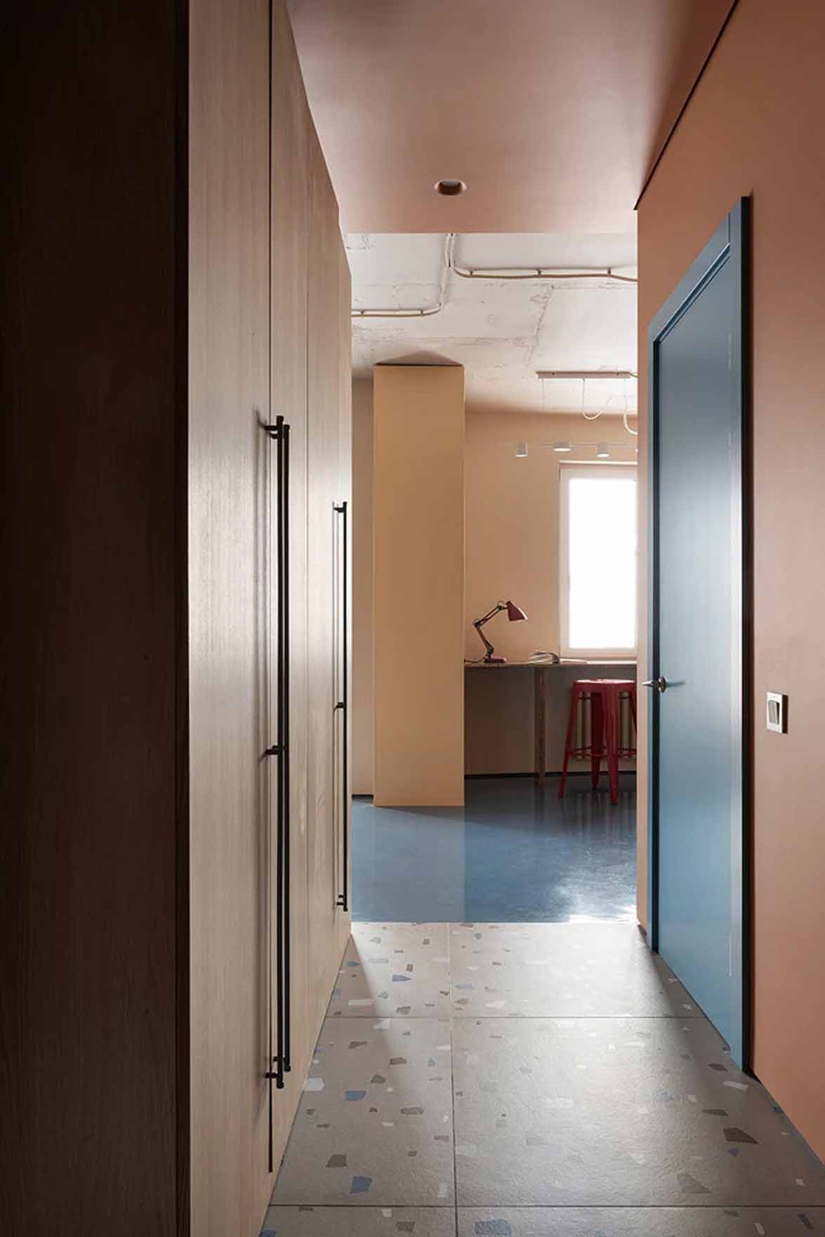 Merész színek, ötletes térszervezés 48 m2-en Merész színek, ötletes térszervezés 48 m2-en