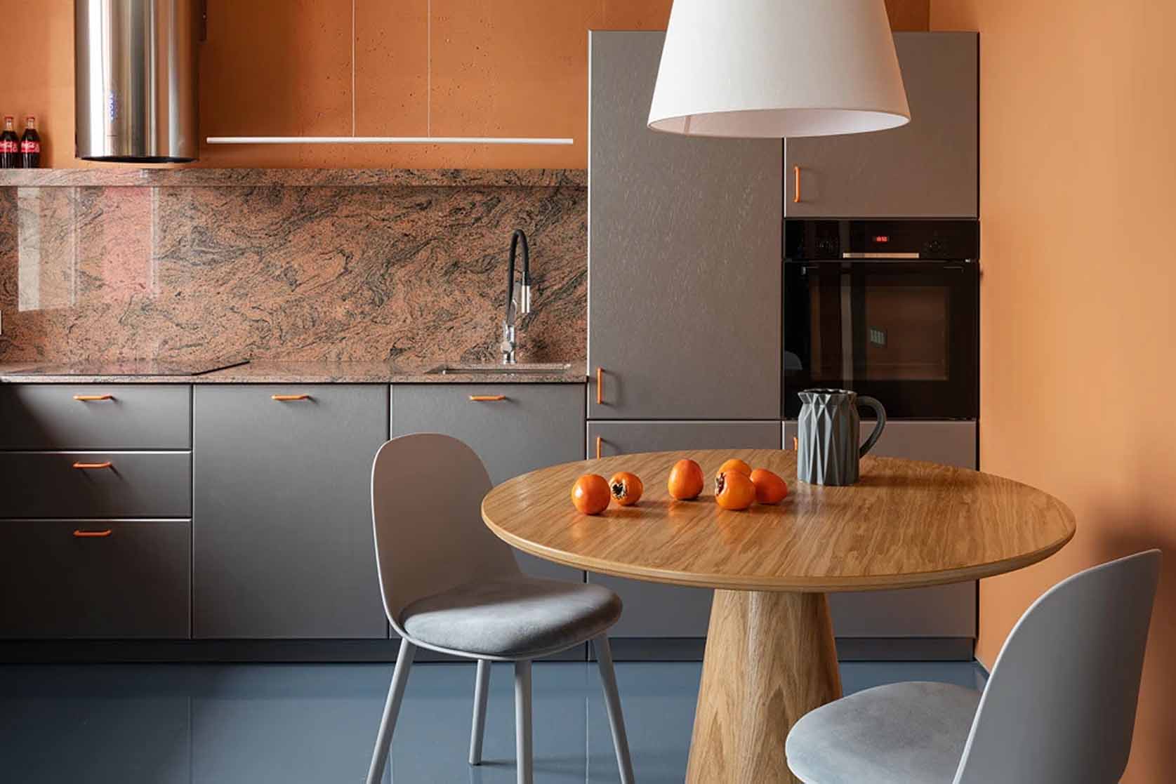 Merész színek, ötletes térszervezés 48 m2-en Merész színek, ötletes térszervezés 48 m2-en