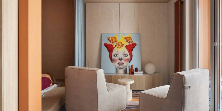 Merész színek, ötletes térszervezés 48 m2-en