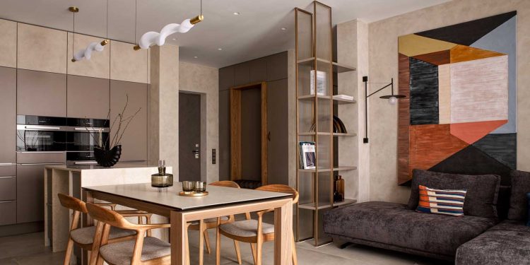 Meleg, természetes színpaletta, férfias otthon