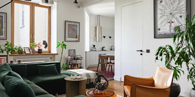 Művészi eklektika: 70 m2-es polgári otthon újjászületése