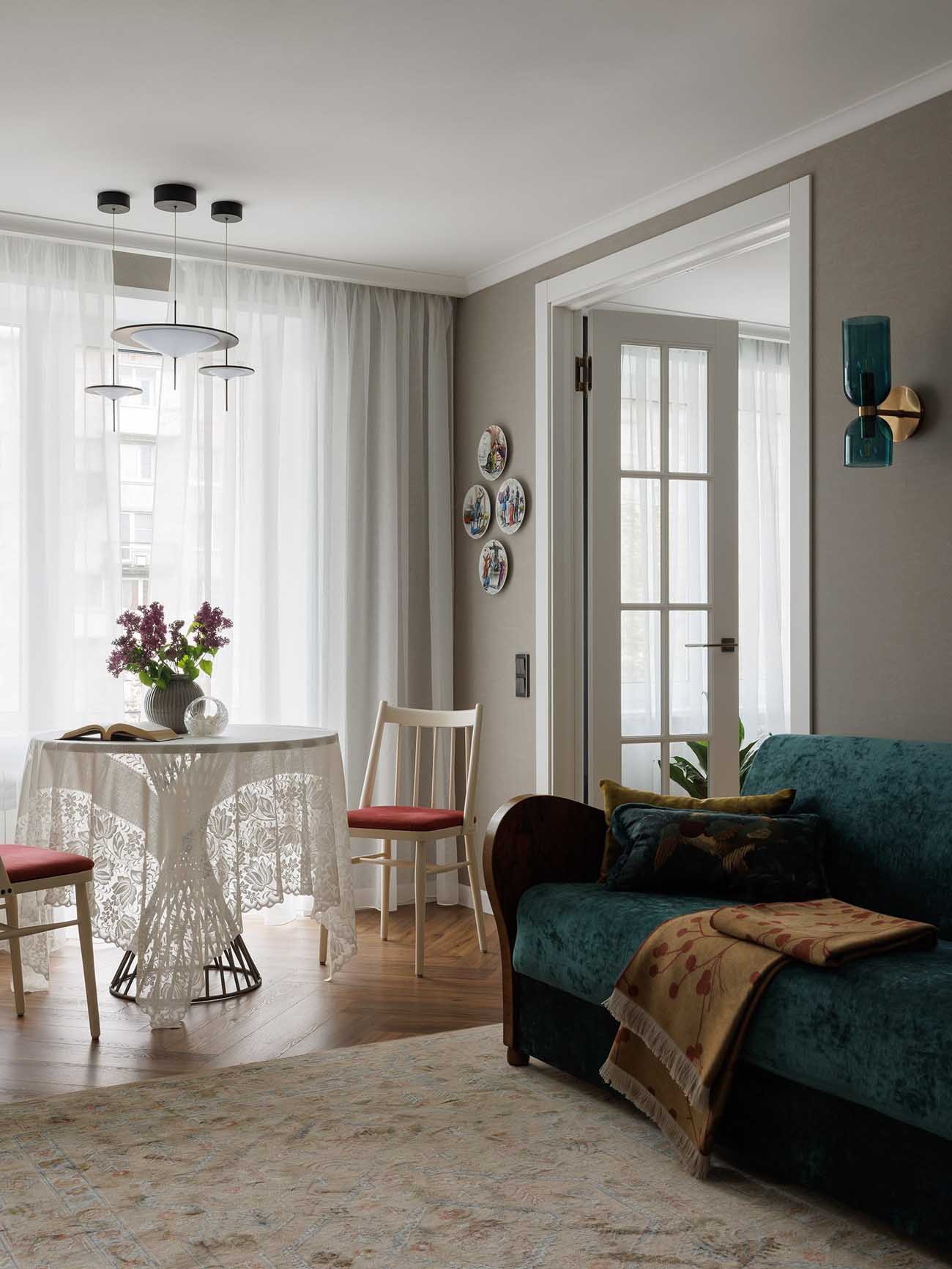 Századközepi modern hangulat 49 m2-en Századközepi modern hangulat 49 m2-en