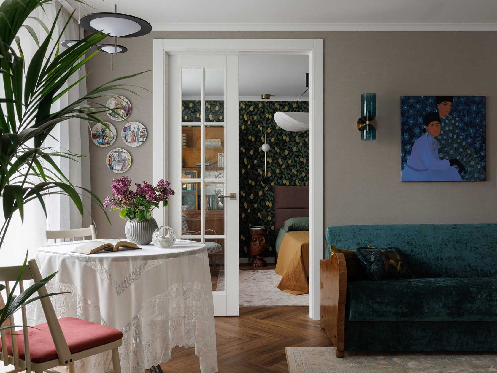 Századközepi modern hangulat 49 m2-en Századközepi modern hangulat 49 m2-en