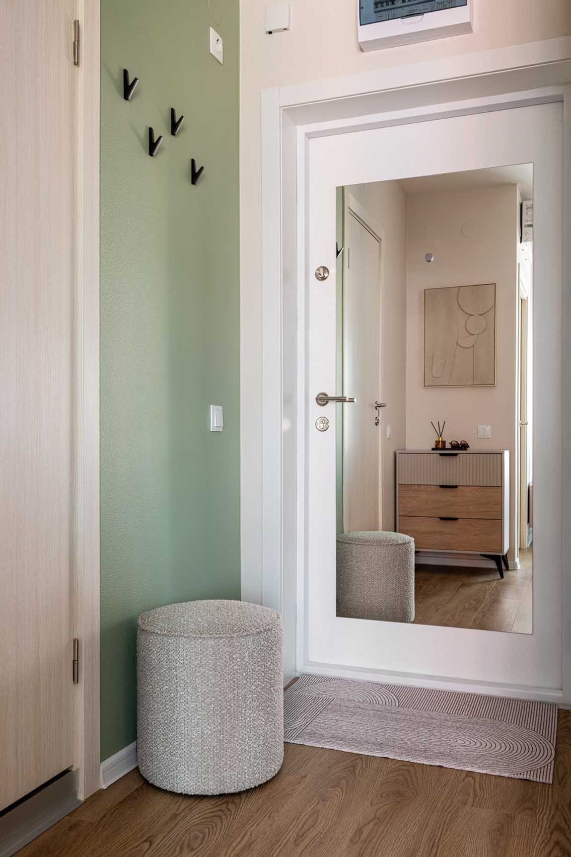 Pasztell harmónia és funkcionális térszervezés 32 m2-en Pasztell harmónia és funkcionális térszervezés 32 m2-en