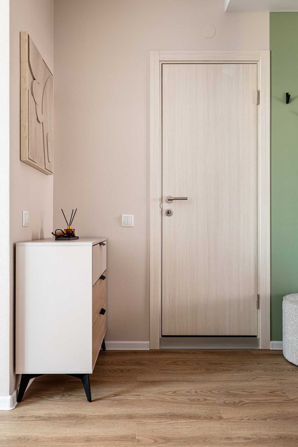 Pasztell harmónia és funkcionális térszervezés 32 m2-en Pasztell harmónia és funkcionális térszervezés 32 m2-en