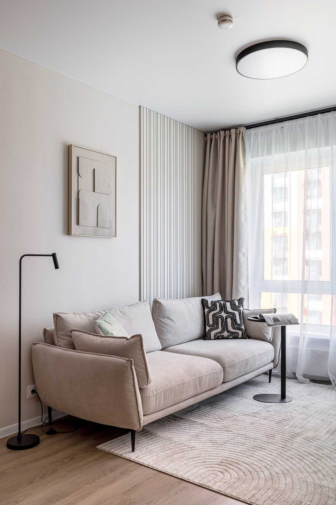 Pasztell harmónia és funkcionális térszervezés 32 m2-en Pasztell harmónia és funkcionális térszervezés 32 m2-en