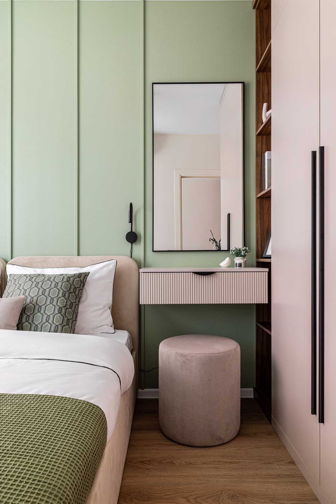 Pasztell harmónia és funkcionális térszervezés 32 m2-en Pasztell harmónia és funkcionális térszervezés 32 m2-en