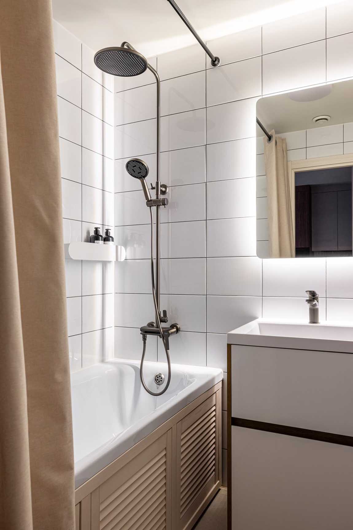 Pasztell harmónia és funkcionális térszervezés 32 m2-en Pasztell harmónia és funkcionális térszervezés 32 m2-en