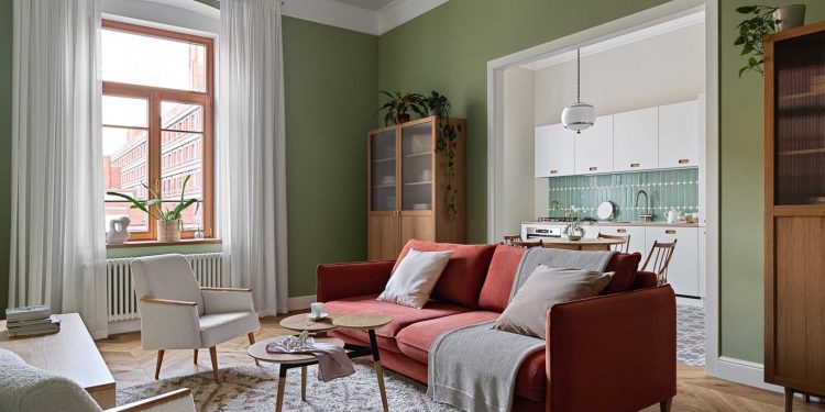 A 60-as évek skandináv nosztalgiája 68 m2-en