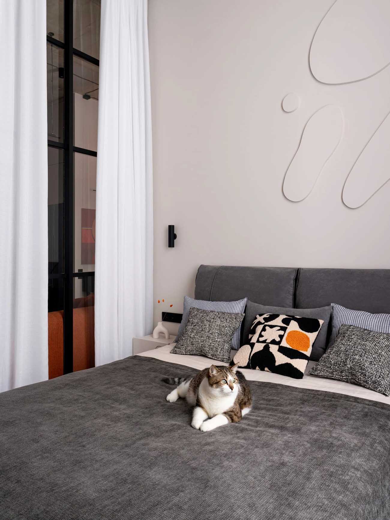 Nagy belmagasság, ötletes térrendezési megoldások 44m2-en