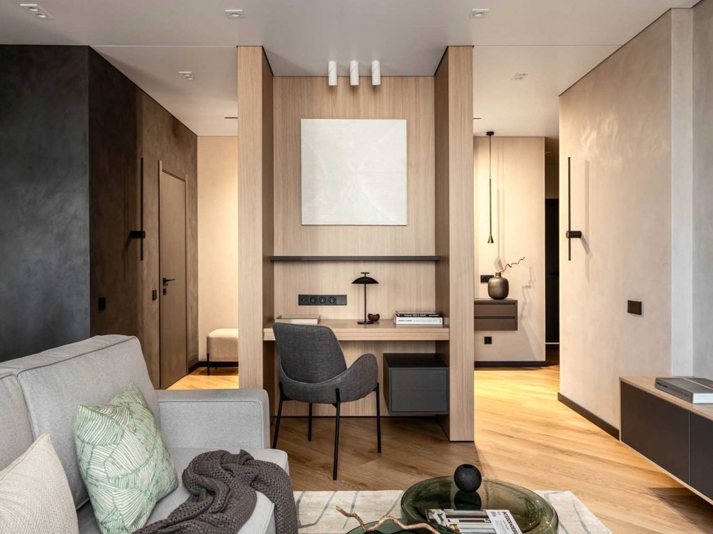 Minimalista formák és meleg, barátságos textúrák