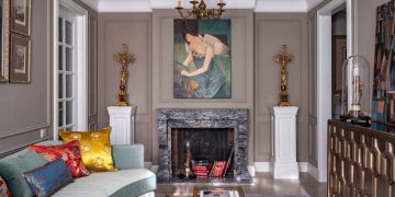 Lakberendező saját, antikvitásokkal fűszerezett otthona