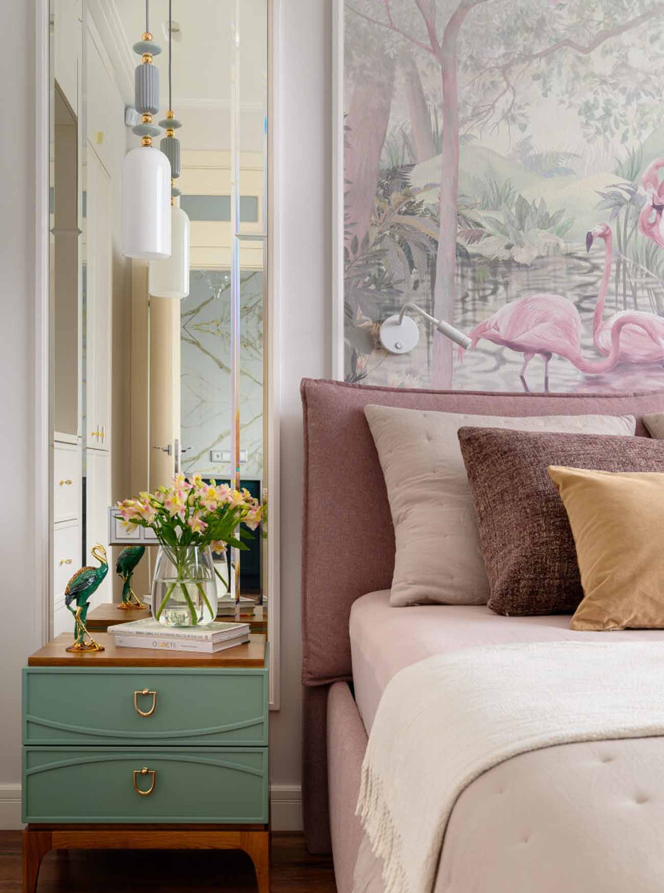 Elegáns neoklasszikus otthon 50 m2-en parafa padlóval Elegáns neoklasszikus otthon 50 m2-en parafa padlóval