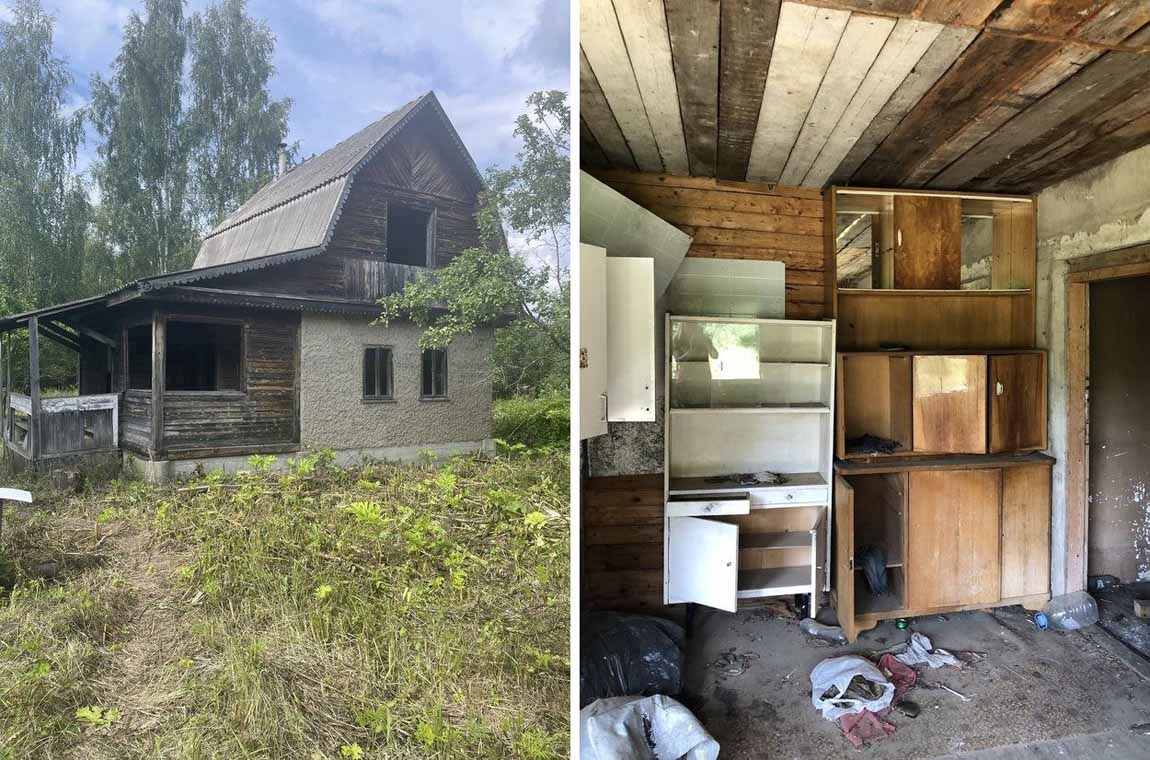 Rusztikus báj 65 m2-en: elhanyagolt hétvégi ház újjászületése Rusztikus báj 65 m2-en: elhanyagolt hétvégi ház újjászületése