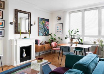 Franciás, eklektikus, élettel teli otthon