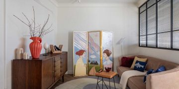 Gyermekes család kutyával 45 m2-en