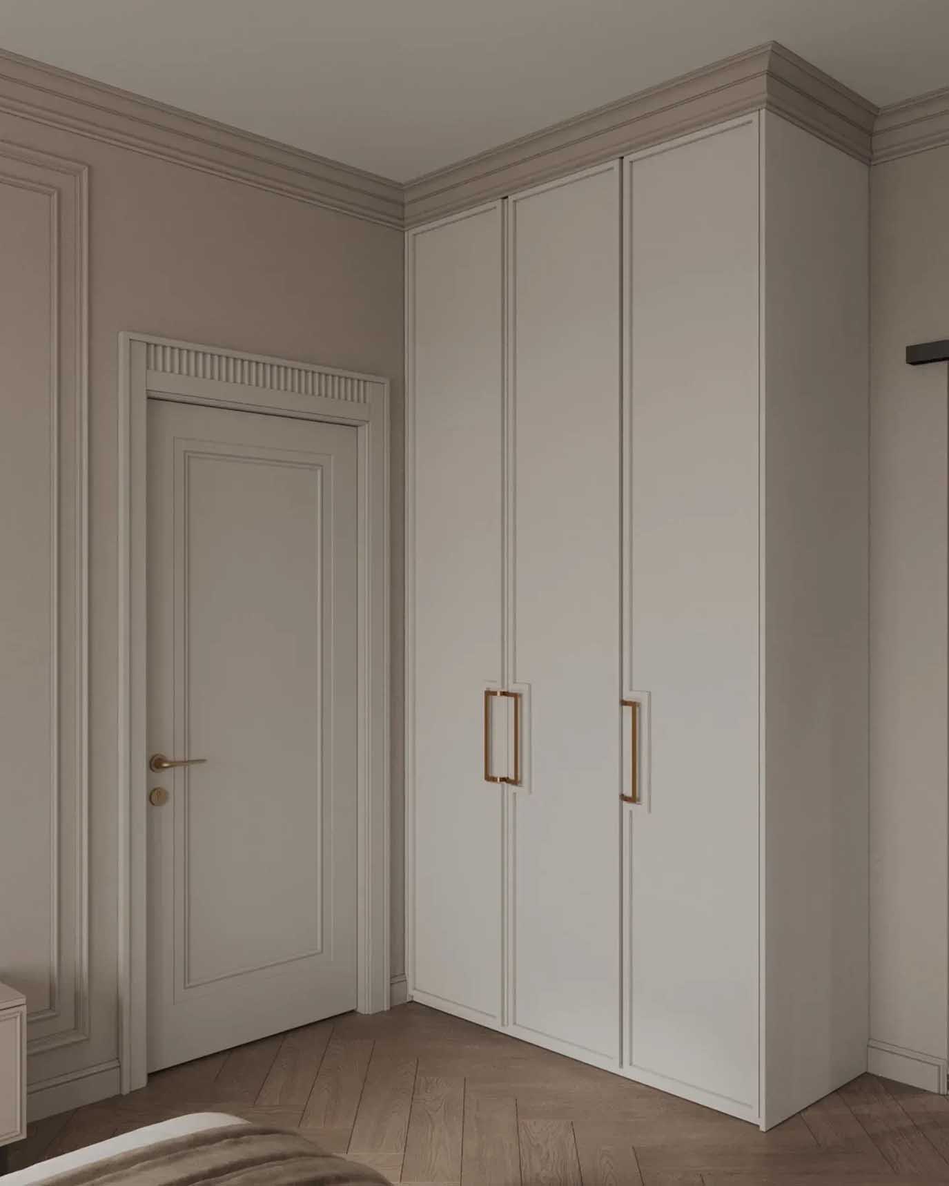 Hálószoba modern klasszikus stílusban