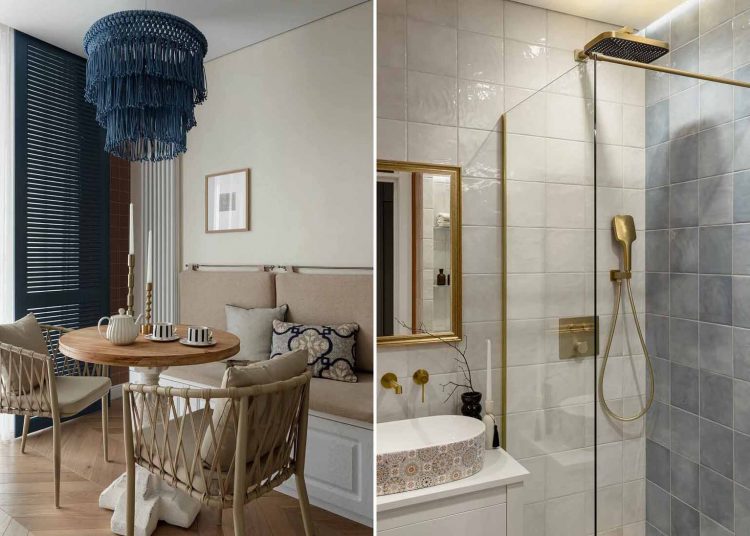 Helytakarékos ágy és mediterrán hangulat 39 m2-en