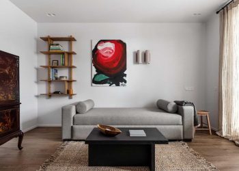 Kislakás modern és vintage elemekkel