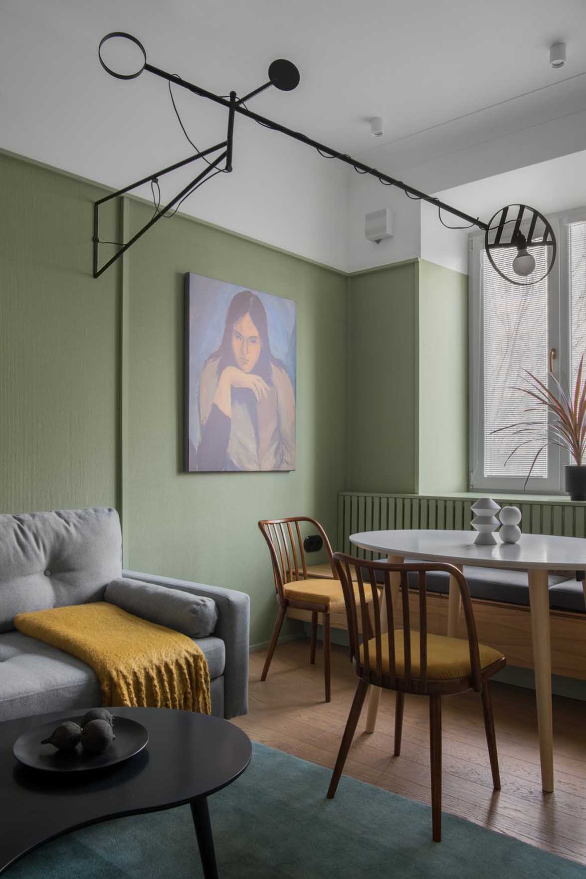 Konyha és nappali felújítása polgári lakásban