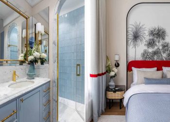 Marokkói színek, divatos íves formák 98 m2-en