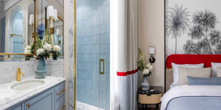 Marokkói színek, divatos íves formák 98 m2-en