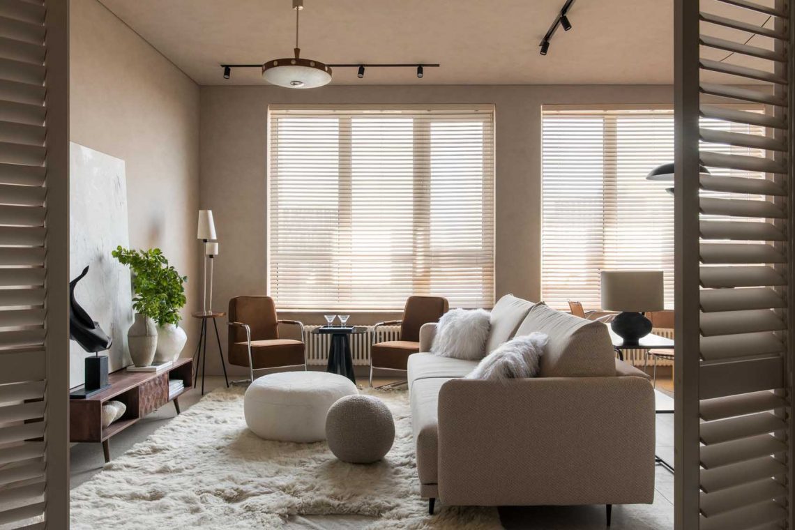 Meleg földszínek, otthonos karakter bézs árnyalatokkal