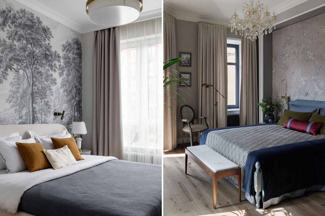 Milyen tapétát választanak a lakberendezők a hálószobába? 6 szép és otthonos enteriőr