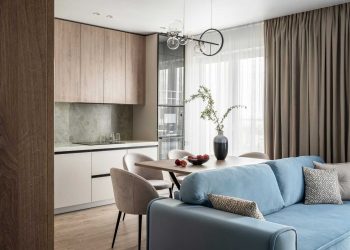 Férfi otthona modern, könnyed, mégis karakteres berendezéssel