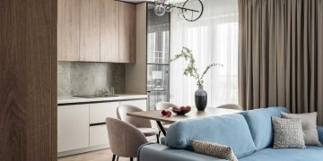 Férfi otthona modern, könnyed, mégis karakteres berendezéssel